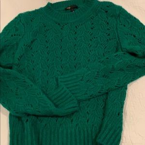 Maje Kelly green sweater